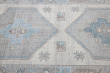 4x15 Modern Oushak Area Rug