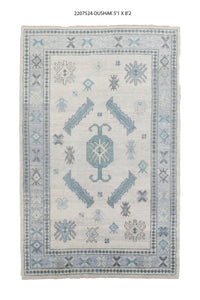 5x8 Modern Oushak Area Rug