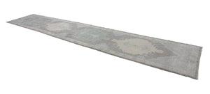 3x17 Modern Oushak Area Runner Rug