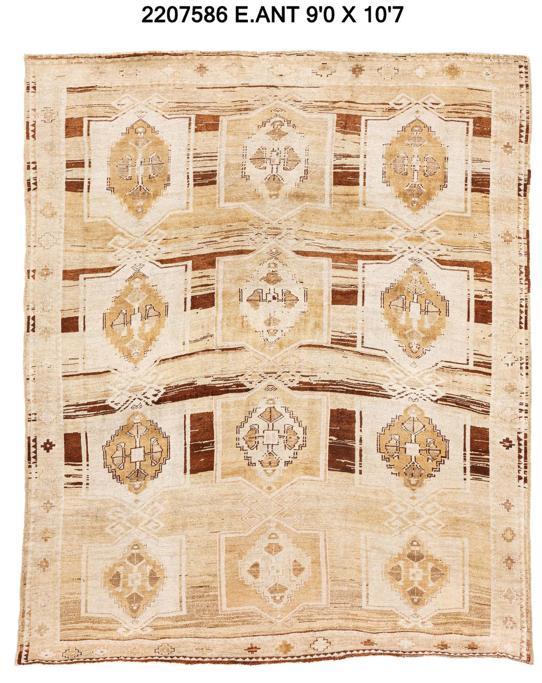 9x11 Old & Vintage Turkish Area Rug