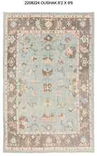 6x10 Modern Oushak Area Rug
