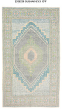 6x11 Modern Oushak Area Rug