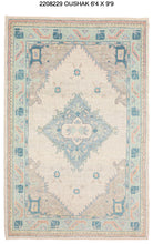 6x10 Modern Oushak Area Rug
