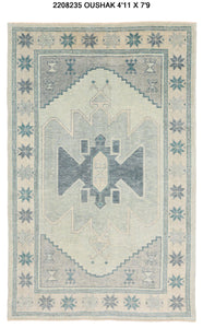 5x8 Modern Oushak Area Rug
