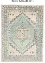 7x9 Modern Oushak Area Rug