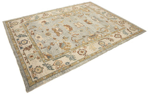 7x9 Modern Oushak Area Rug