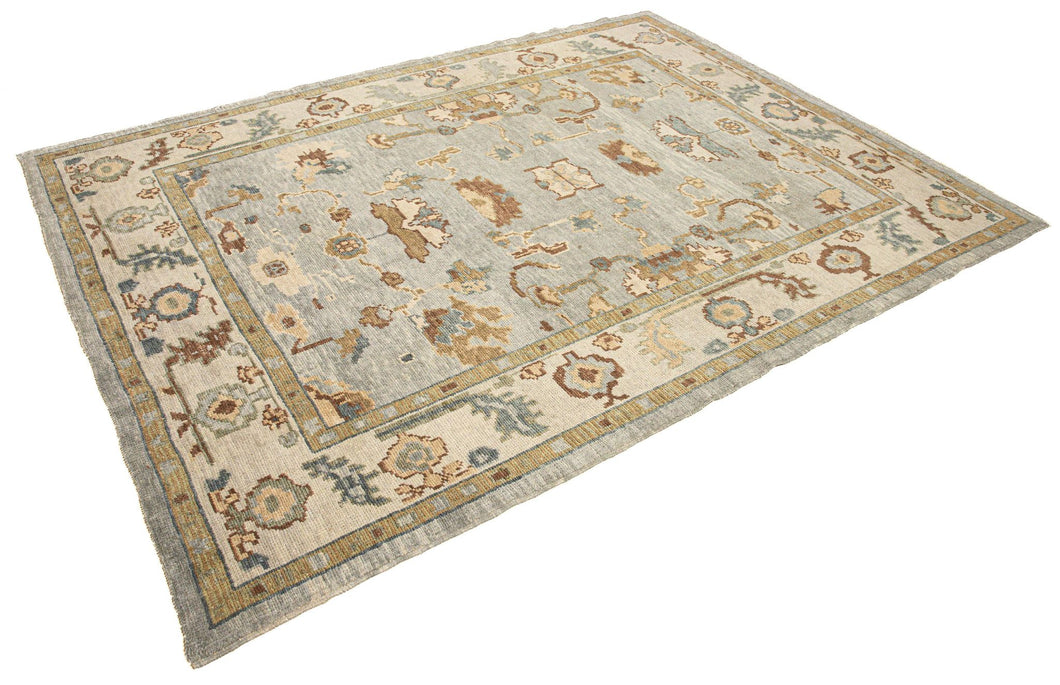 7x9 Modern Oushak Area Rug