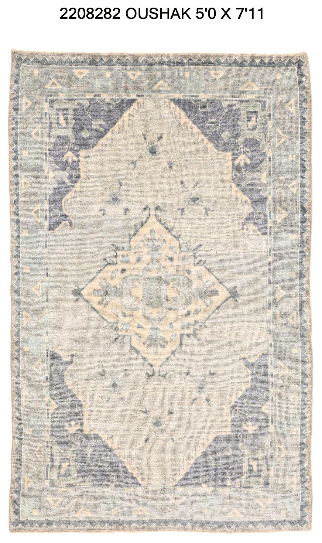 5x8 Modern Oushak Area Rug