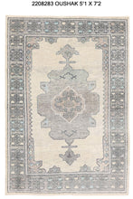 5x7 Modern Oushak Area Rug