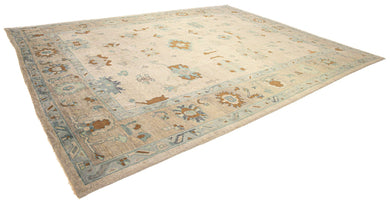 13x17 Modern Oushak Area Rug