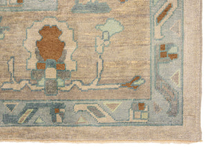 13x17 Modern Oushak Area Rug
