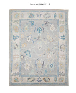 9x12 Modern Oushak Area Rug