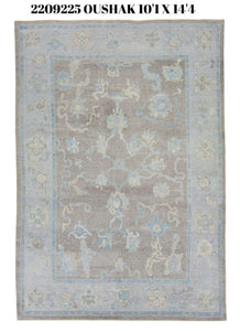 10x14 Modern Oushak Area Rug