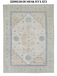 9x12 Modern Oushak Area Rug