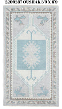 4x7 Modern Oushak Area Rug