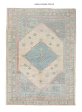 5x11 Modern Oushak Area Rug