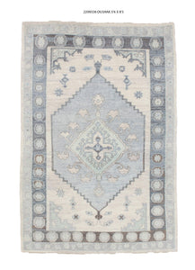 6x8 Modern Oushak Area Rug