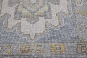3x16 Modern Oushak Area Runner Rug