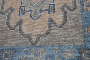 3x16 Modern Oushak Area Runner Rug