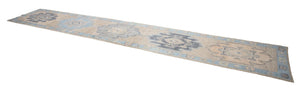 3x16 Modern Oushak Area Runner Rug