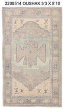 5x9 Modern Oushak Area Rug