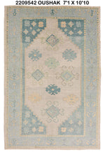 7x11 Modern Oushak Area Rug