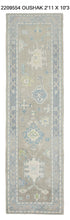 3x10 Modern Oushak Area Runner Rug