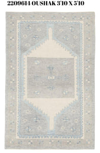 4x6 Modern Oushak Area Rug