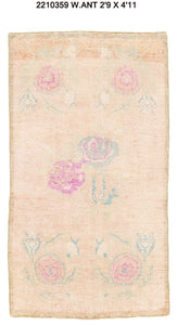3x5 Old & Vintage Turkish Area Rug