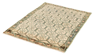 4x5 Old & Vintage Turkish Area Rug