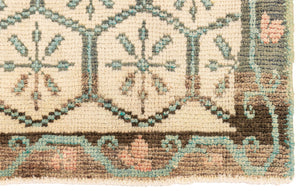 4x5 Old & Vintage Turkish Area Rug
