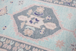 3x8 Modern Oushak Area Runner Rug