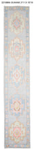 3x16 Modern Oushak Area Runner Rug