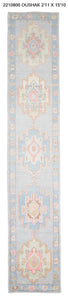 3x16 Modern Oushak Area Runner Rug