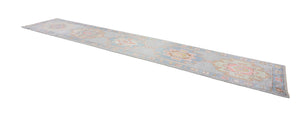 3x16 Modern Oushak Area Runner Rug