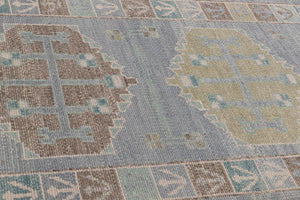 3x16 Modern Oushak Area Runner Rug