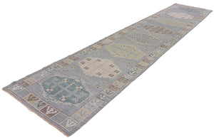 3x16 Modern Oushak Area Runner Rug