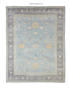 10x13 Modern Oushak Area Rug