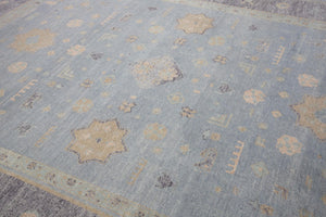 10x13 Modern Oushak Area Rug