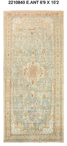 7x15 Old& Vintage Turkish Area Rug