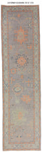 3x12 Modern Oushak Area Runner Rug