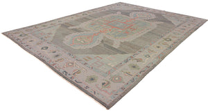 9x13 Modern Oushak Area Rug