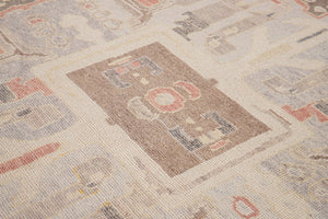 11x15 Modern Oushak Area Rug