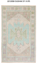 5x8 Modern Oushak Area Rug