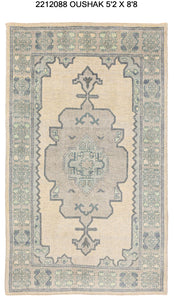 5x9 Modern Oushak Area Rug