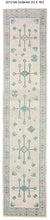 3x16 Modern Oushak Area Runner Rug