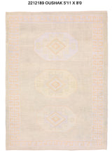 6x8 Modern Oushak Area Rug