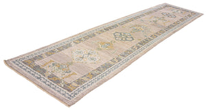 3x13 Modern Oushak Area Runner Rug