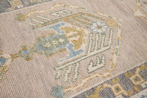 3x13 Modern Oushak Area Runner Rug