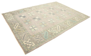 5x8 Modern Oushak Area Rug